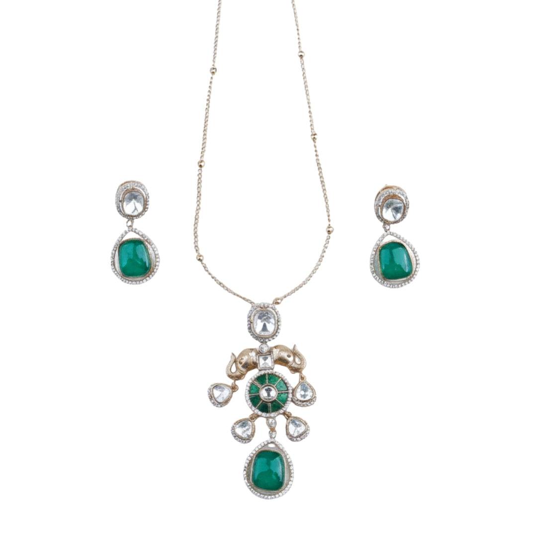 22K Gold-Plated Fashion Set front view featuring an elegant, coordinated design and premium 22K gold-plated finish