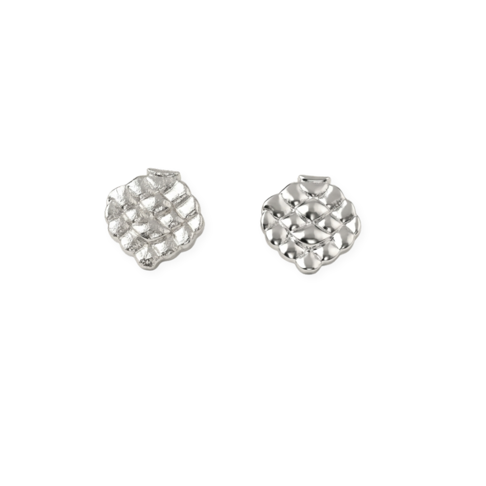 Silver Saaj Motif Earring: अननस (Ananas)