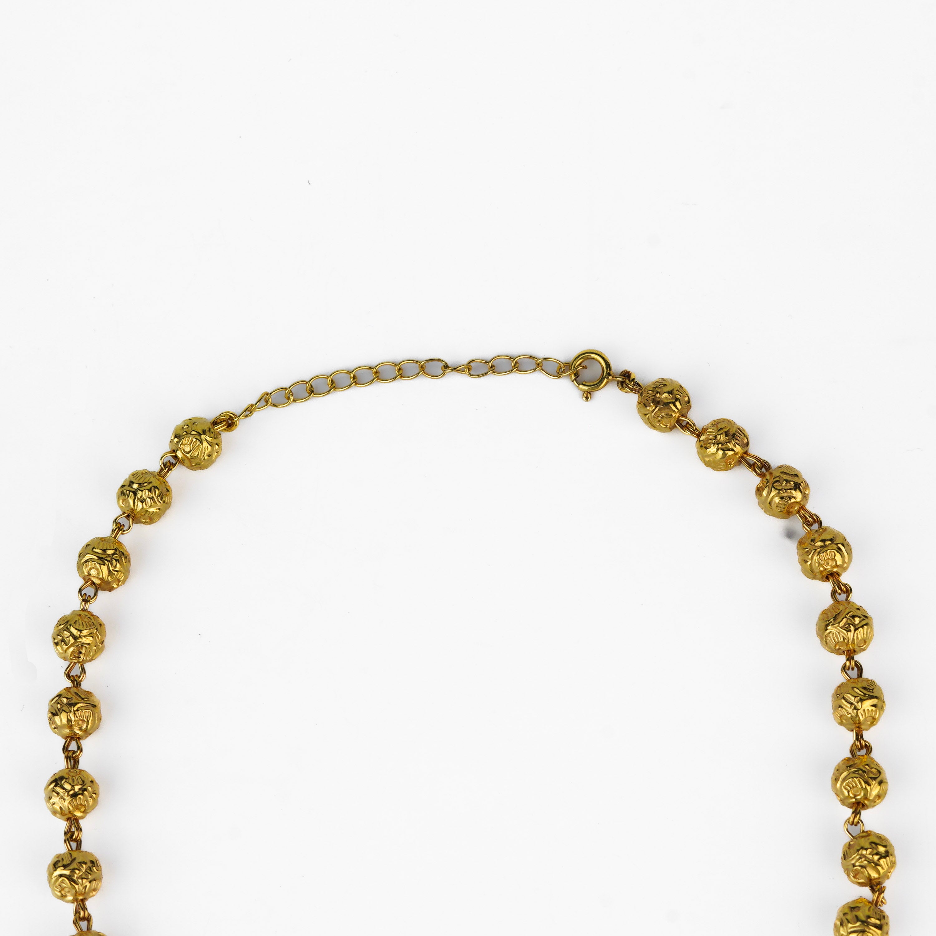 Silver Mohanmaal Necklace | 92.5 Silver | 22K Gold Plated