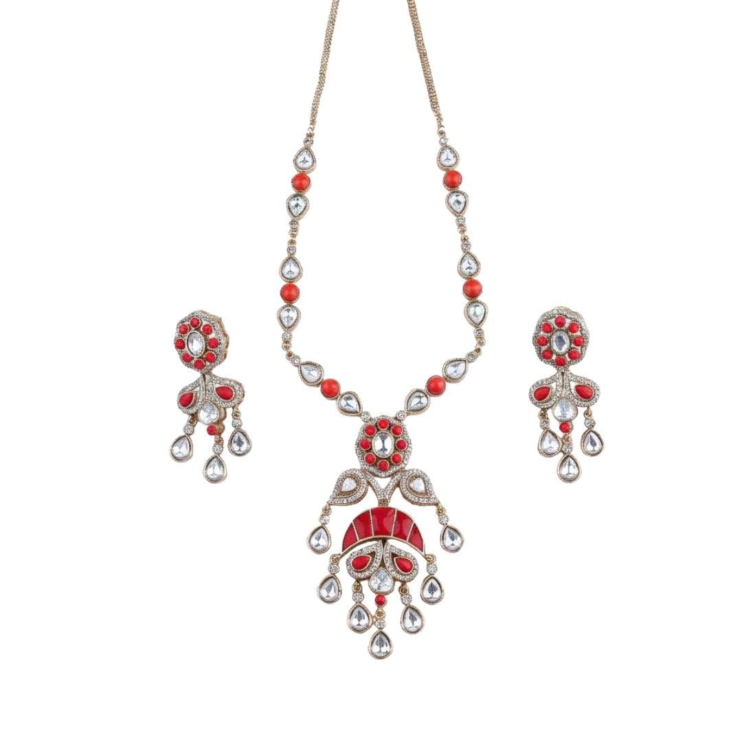 22K Gold-Plated Fashion Set front view featuring an elegant, coordinated design and premium 22K gold-plated finish