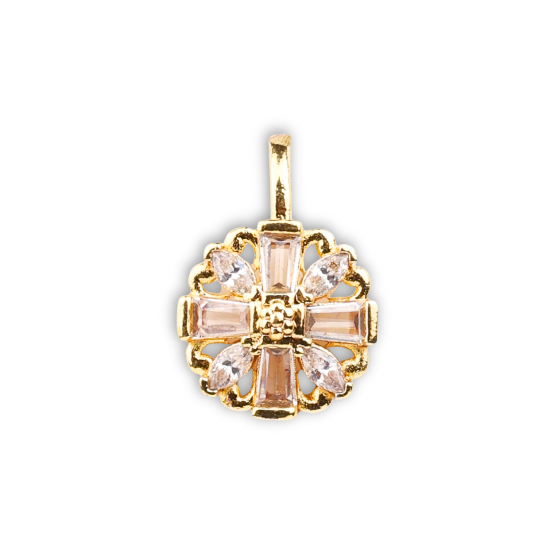 22K Gold Plated Fashion Bugadi / Nose Pin