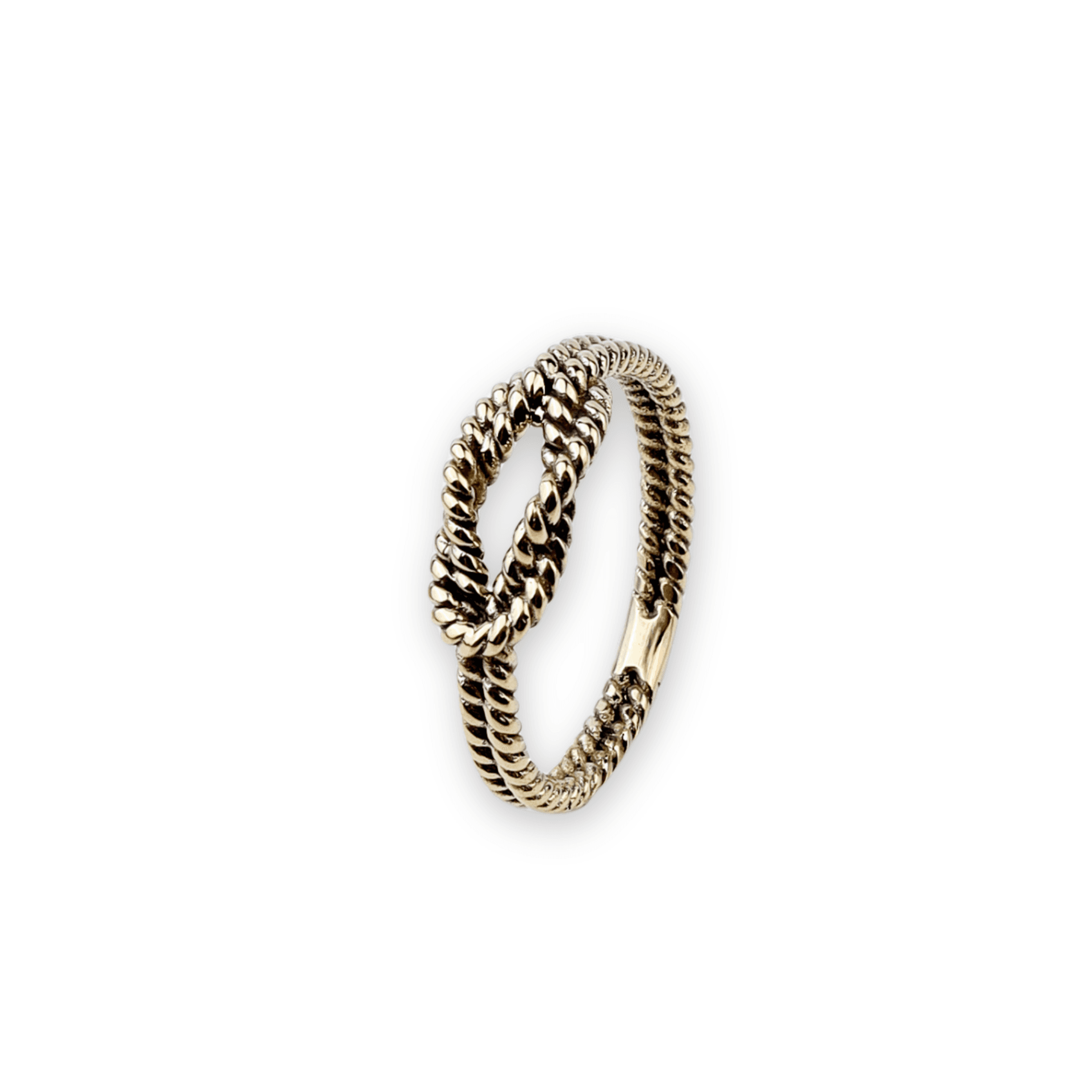 Brass Fashion Ring front view featuring a stylish design and premium brass finish