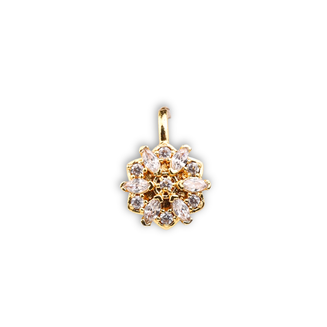 22K Gold Plated Fashion Bugadi / Nose Pin