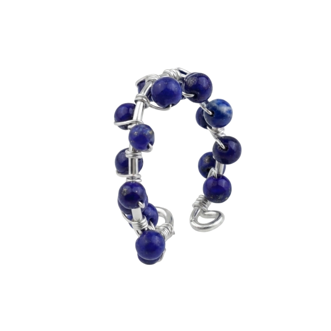 Lapis Lazuli Twisted Ring (Project Handmade)