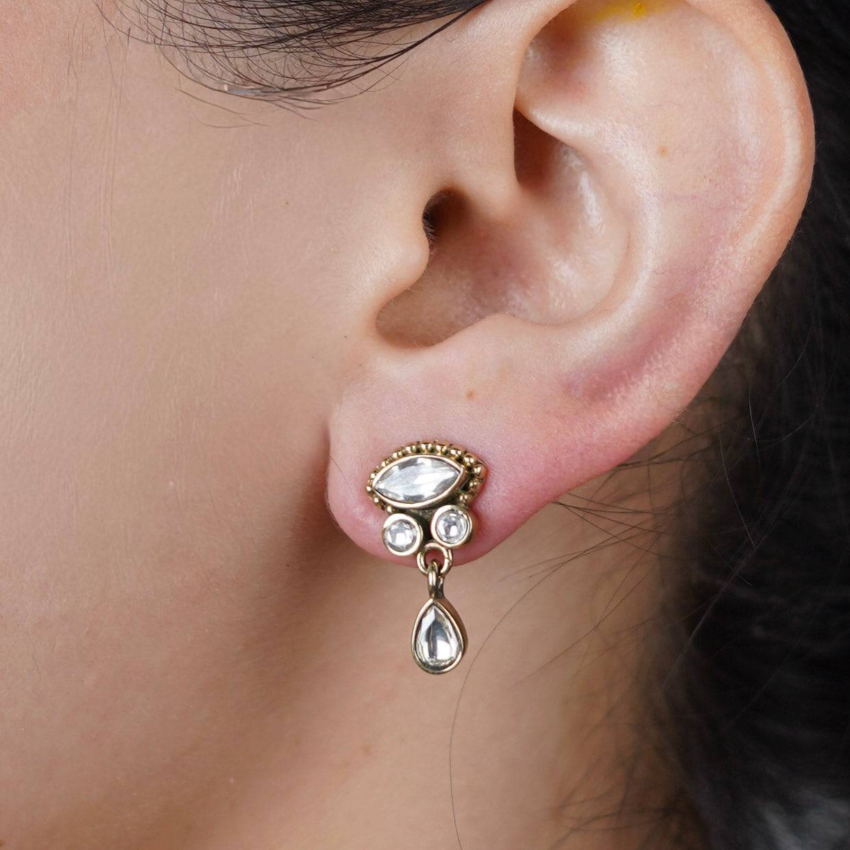 Brass Fashion Earrings