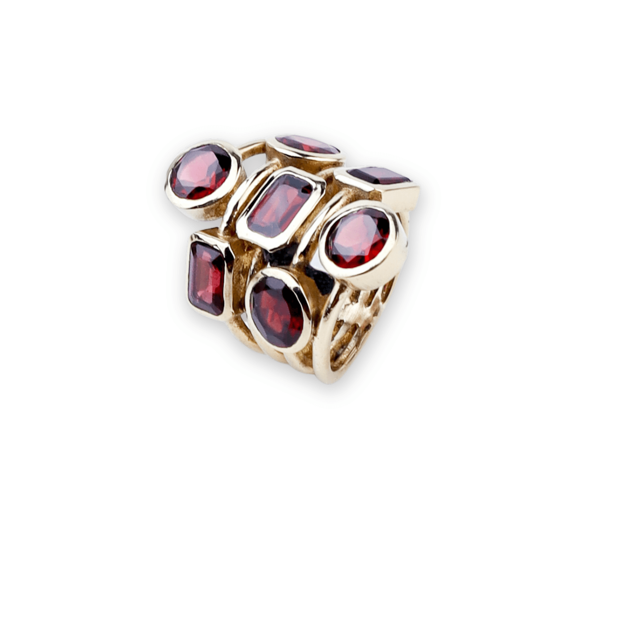 Brass Fashion Ring front view featuring a stylish design and premium brass finish