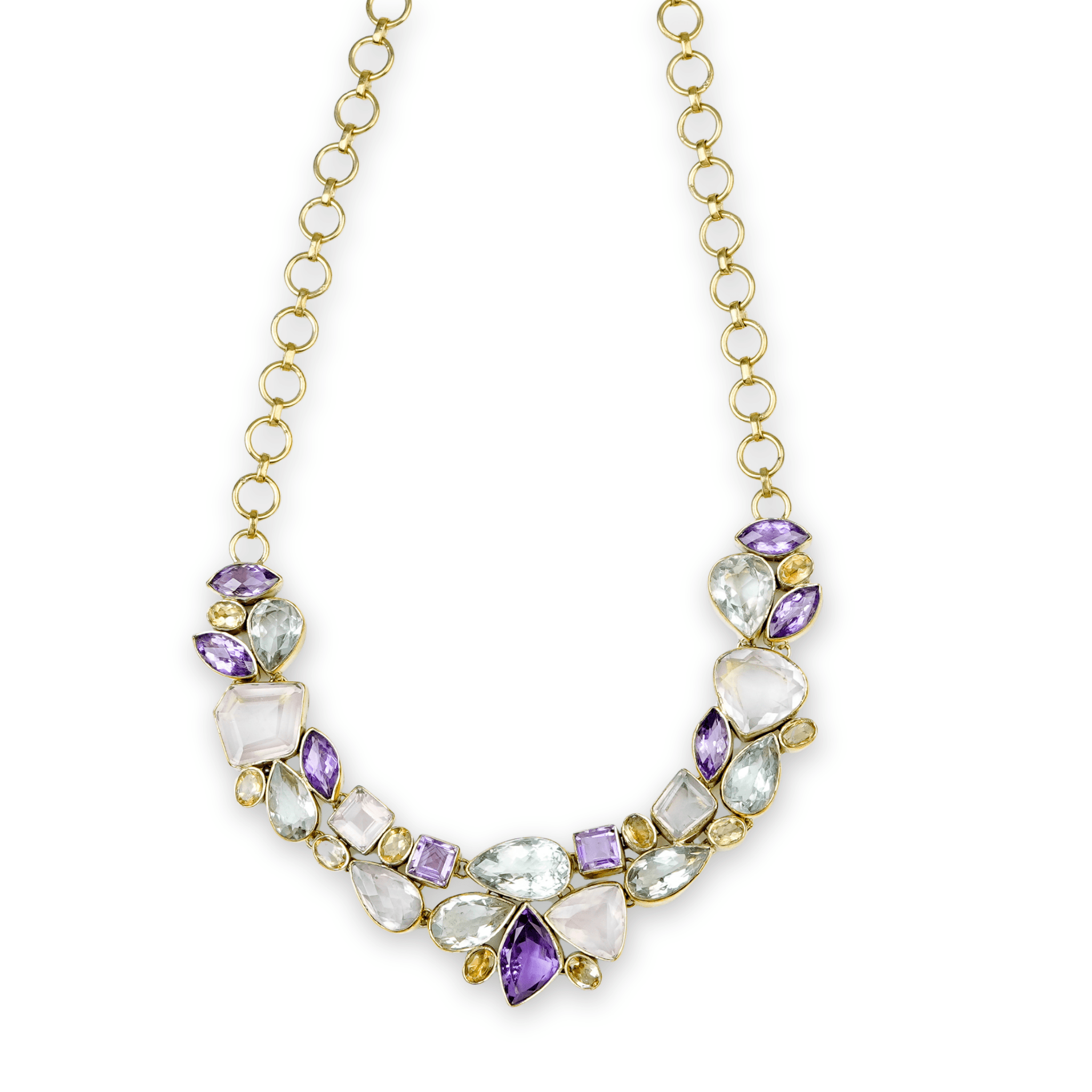 Brass Fashion Necklace