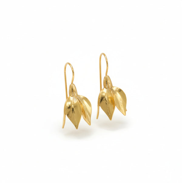 Summer Snowflake Earrings | 92.5 Silver | 22K Gold Plated