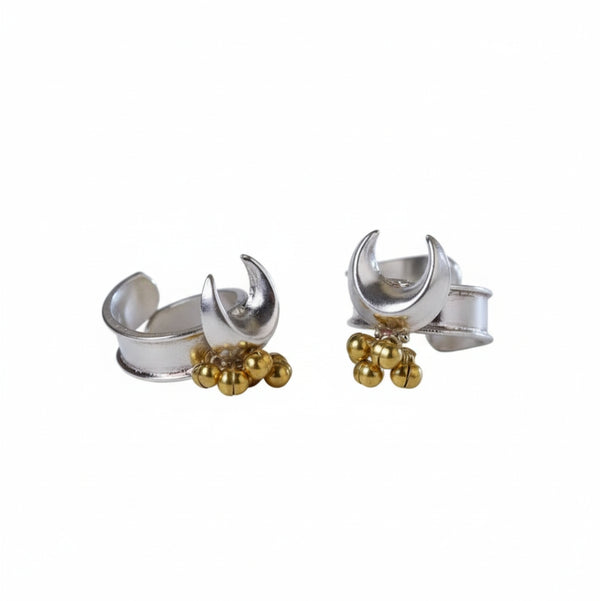 Swarna Rajat | Chandrakor Toe Ring | 92.5 Silver