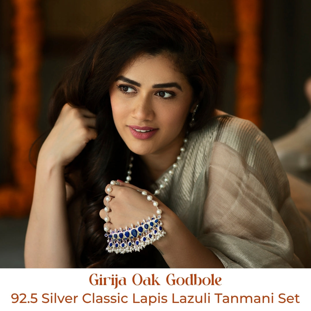 Classic Lapis Lazuli Tanmani Set - Made to Order