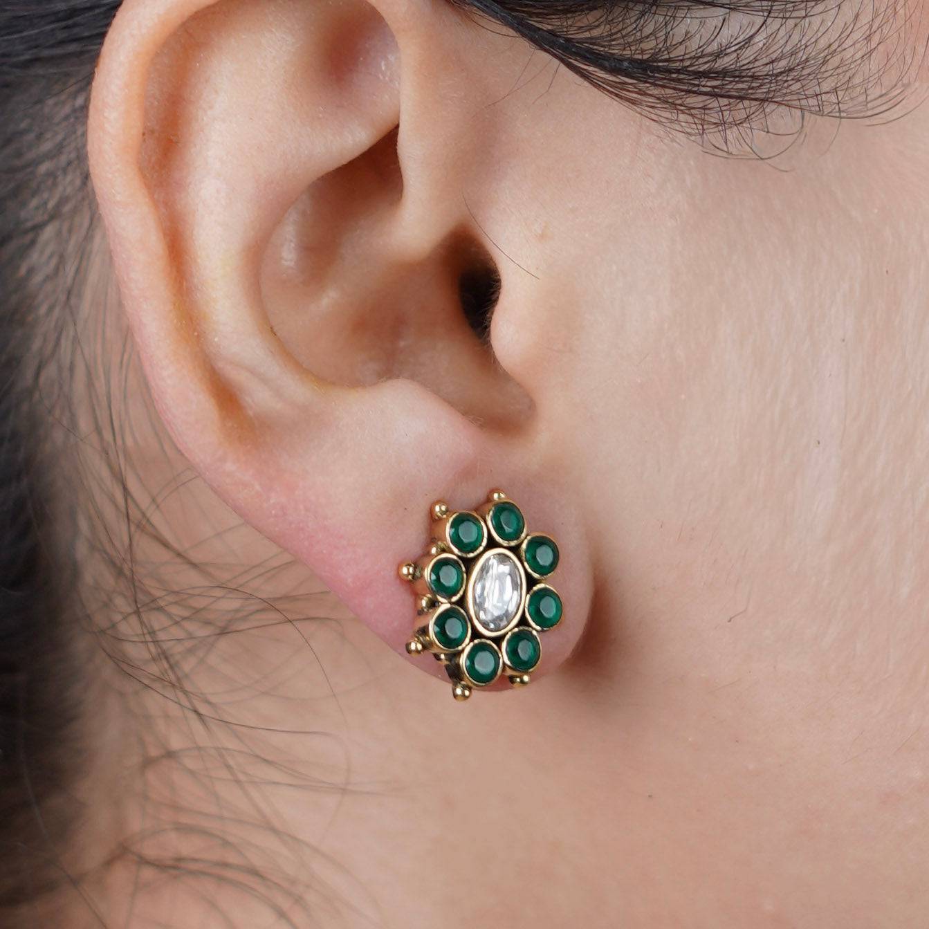 Brass Fashion Earrings