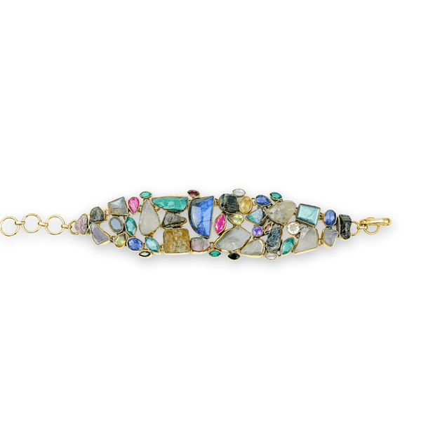 Brass Fashion Bracelet front view featuring a stylish design and premium brass finish