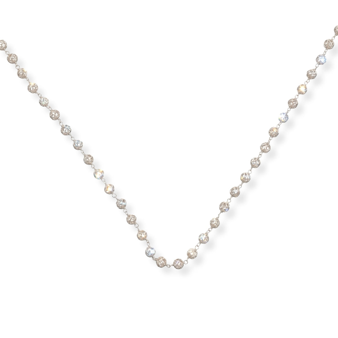Silver Mohanmaal Ganthan Necklace