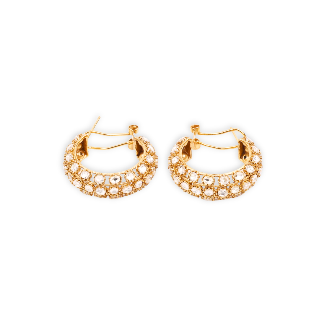 22K Gold Plated Fashion Hoops