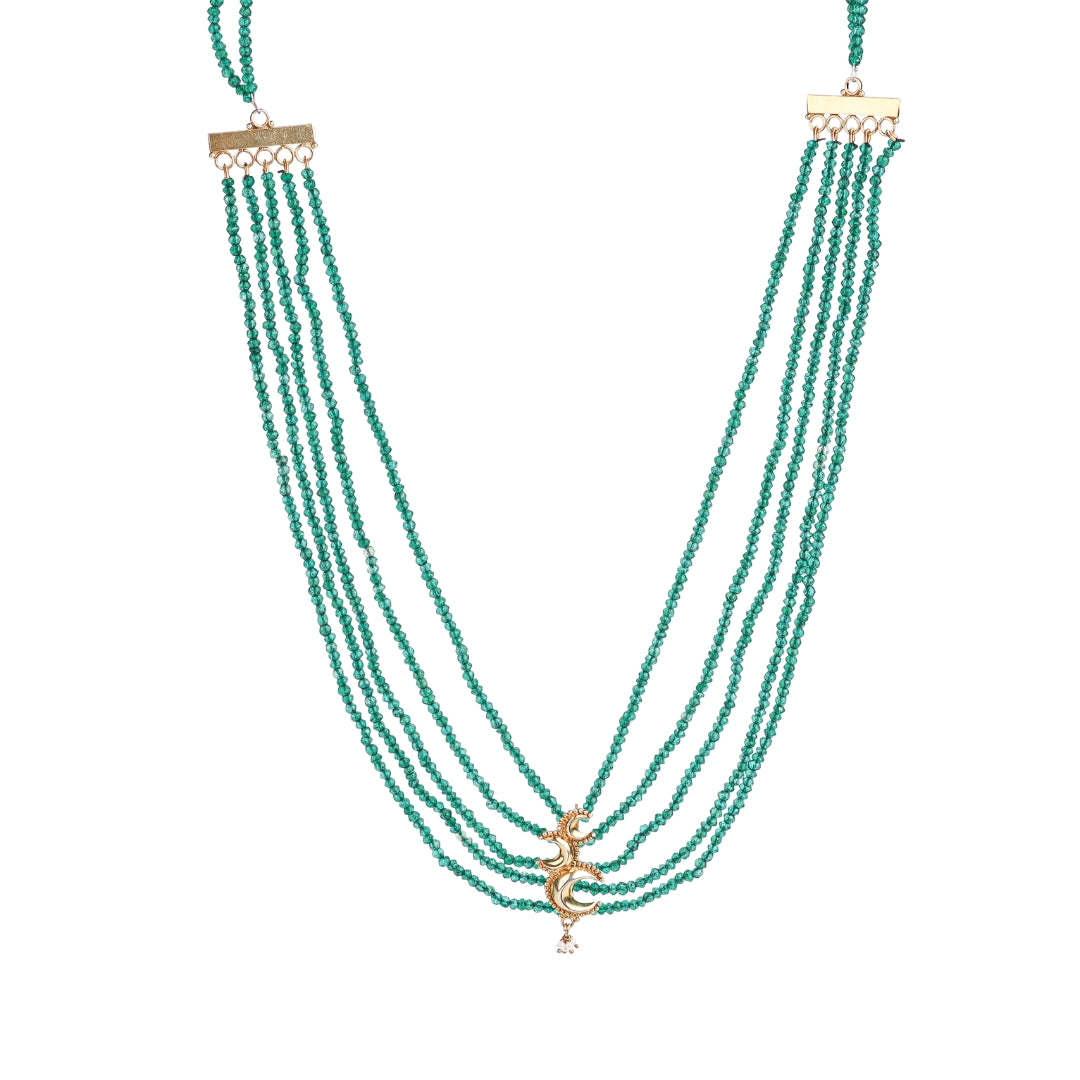 Chandrakor Green Onyx Necklace