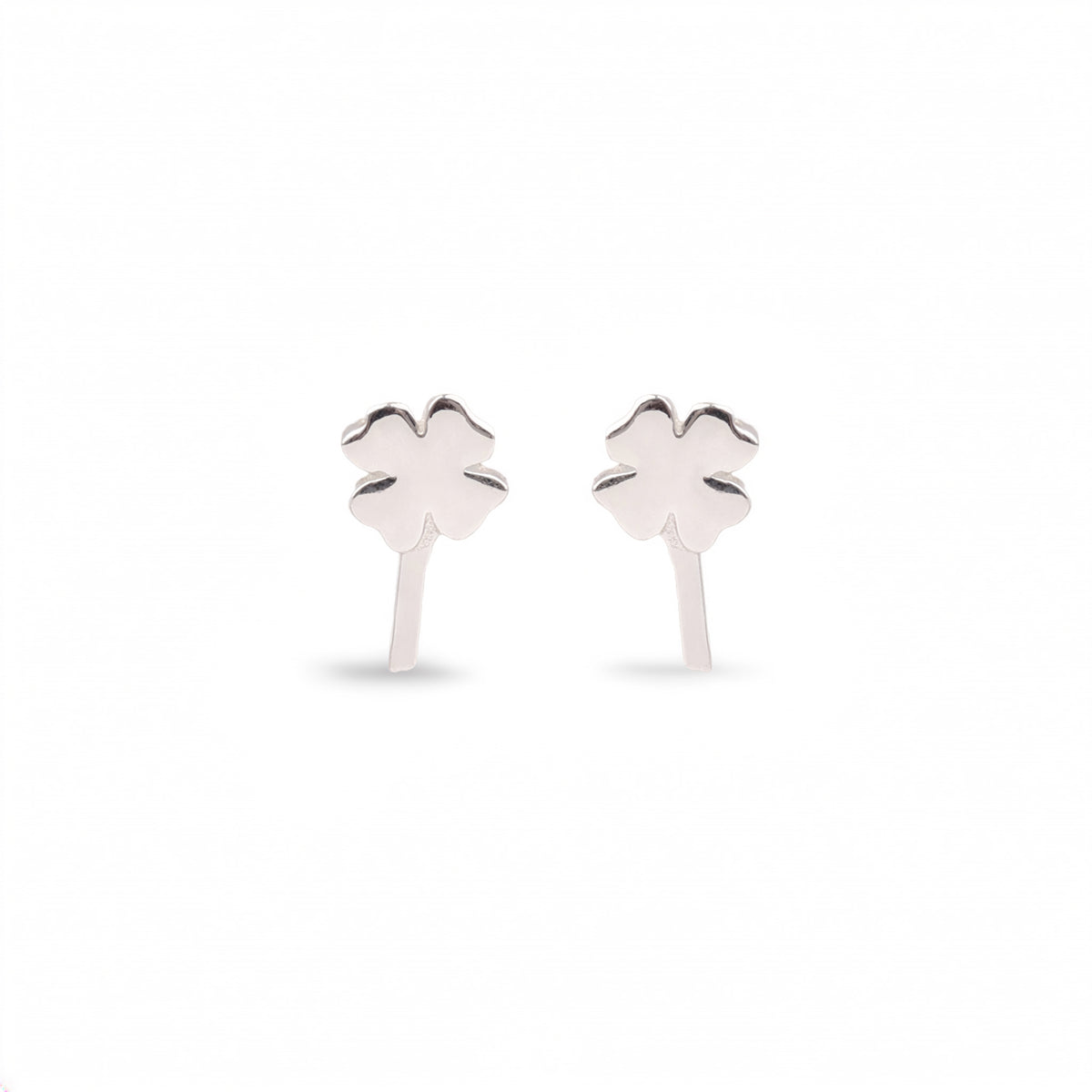 Silver Clover Leaf Stud | 92.5 Silver