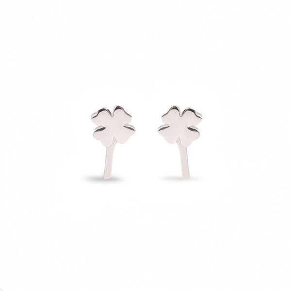 Silver Clover Leaf Stud | 92.5 Silver