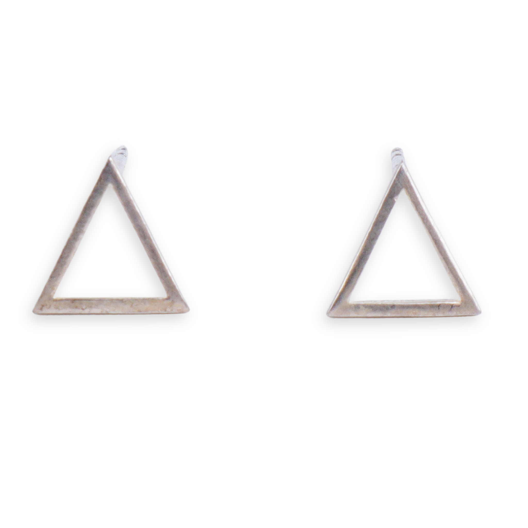 Tiny Silver Triangle Studs | 92.5 Silver