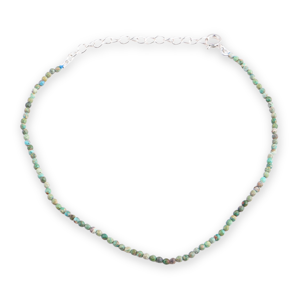 Micro Firoza Anklet | 92.5 Sterling Silver