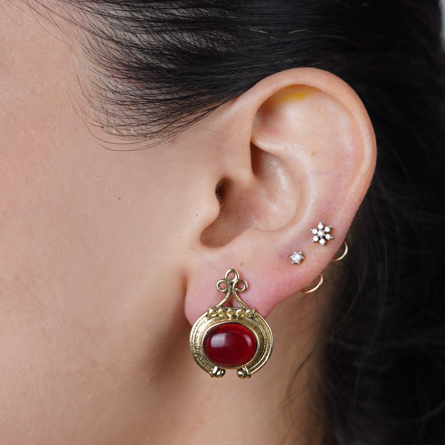 Brass Fashion Earrings