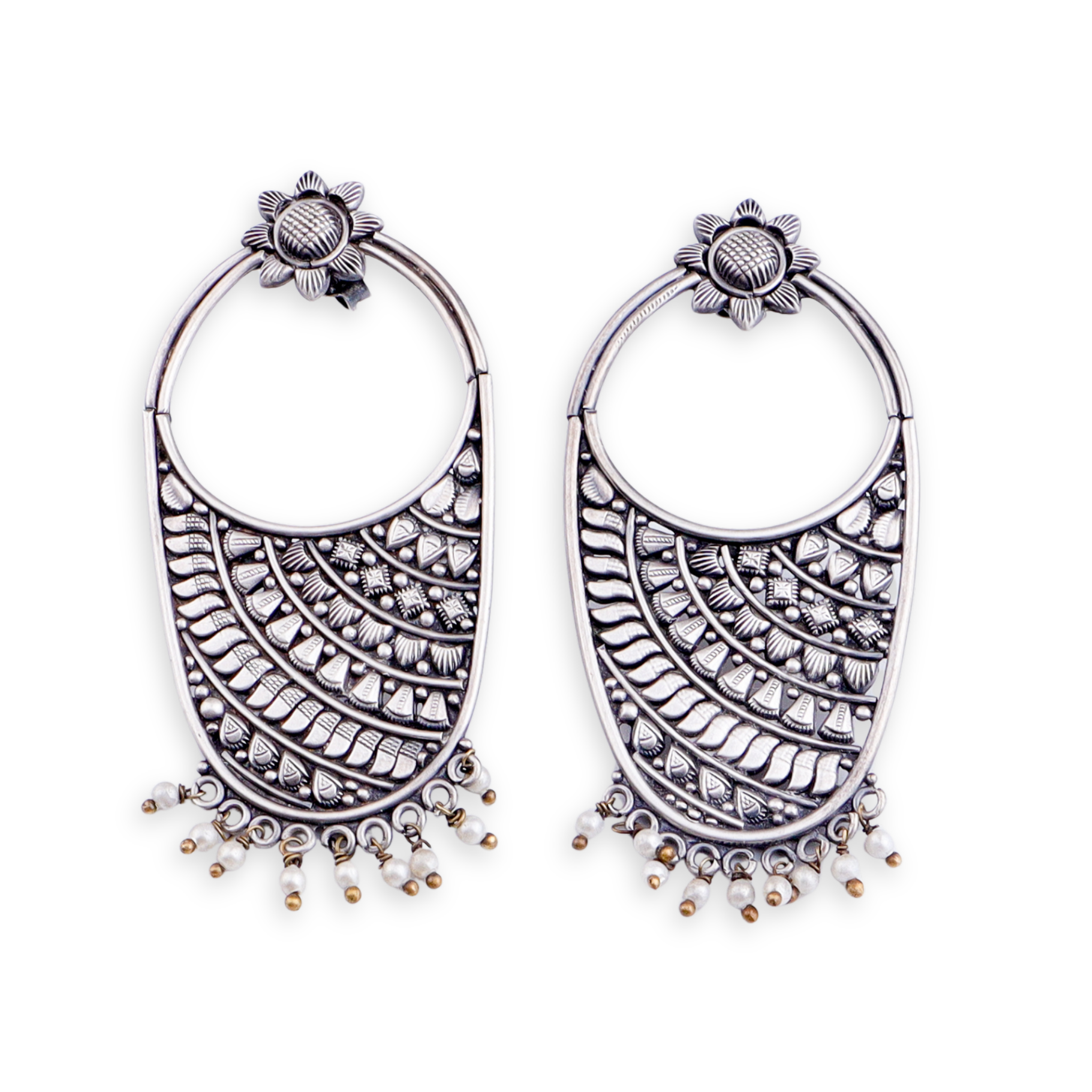 Chandbali ( Aalya ) | 92.5 silver | Size : Large