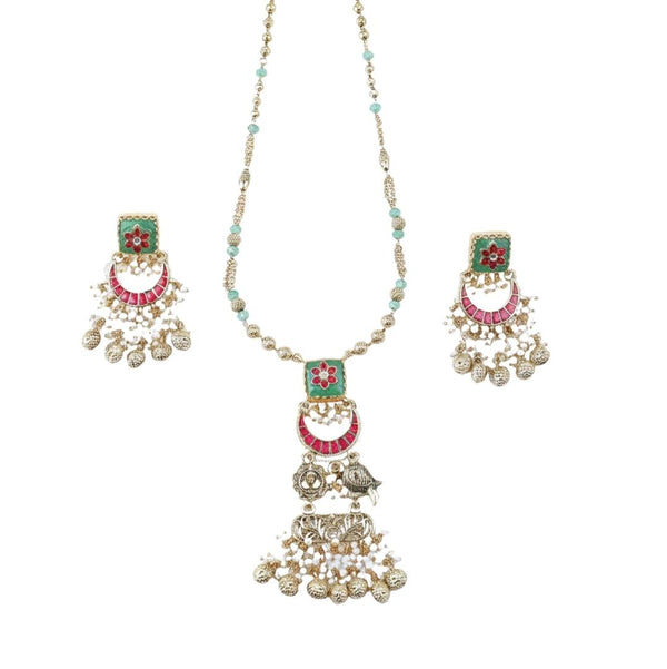 22K Gold-Plated Fashion Set front view featuring an elegant, coordinated design and premium 22K gold-plated finish