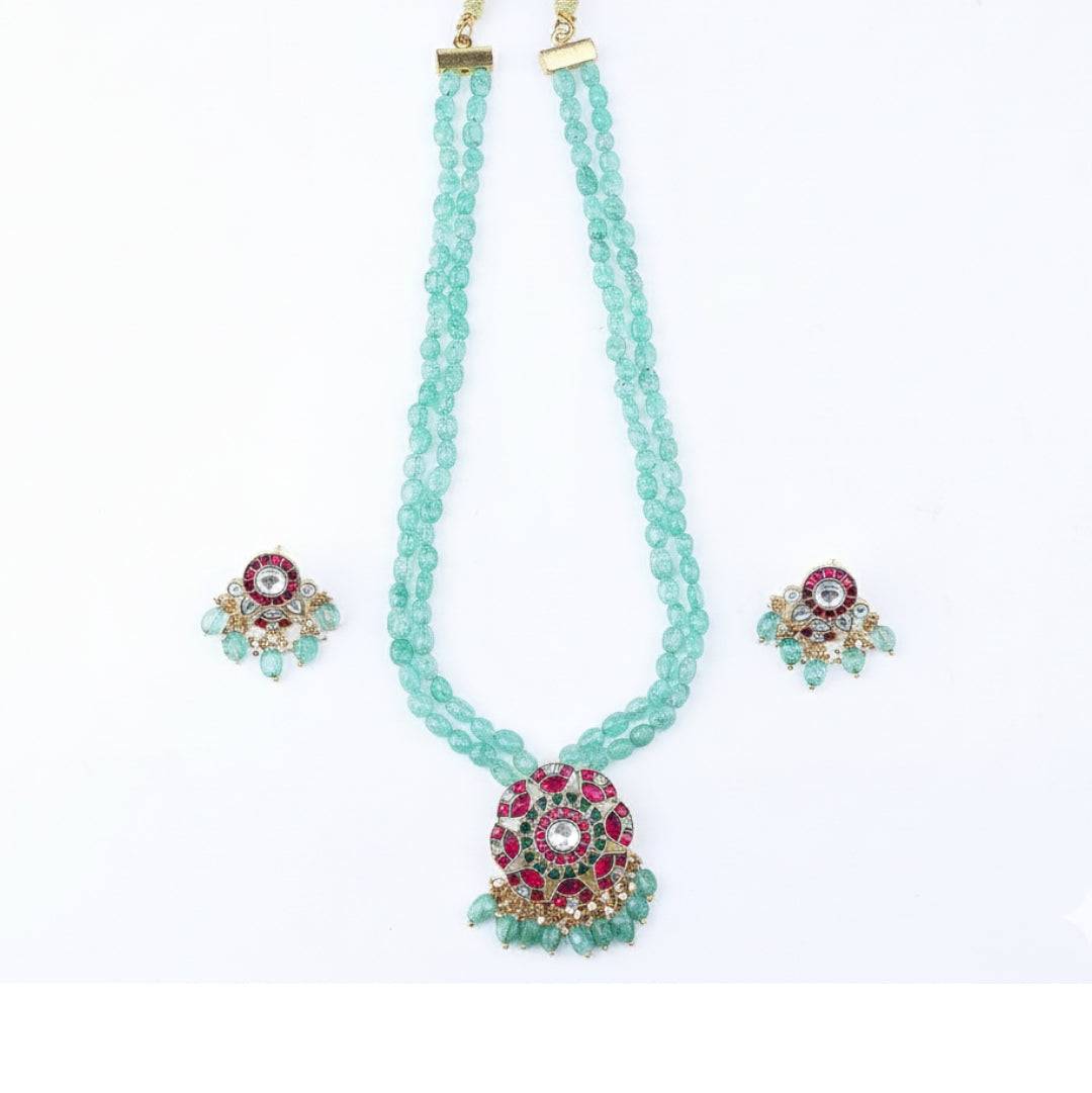 22K Gold-Plated Fashion Set front view featuring an elegant, coordinated design and premium 22K gold-plated finish