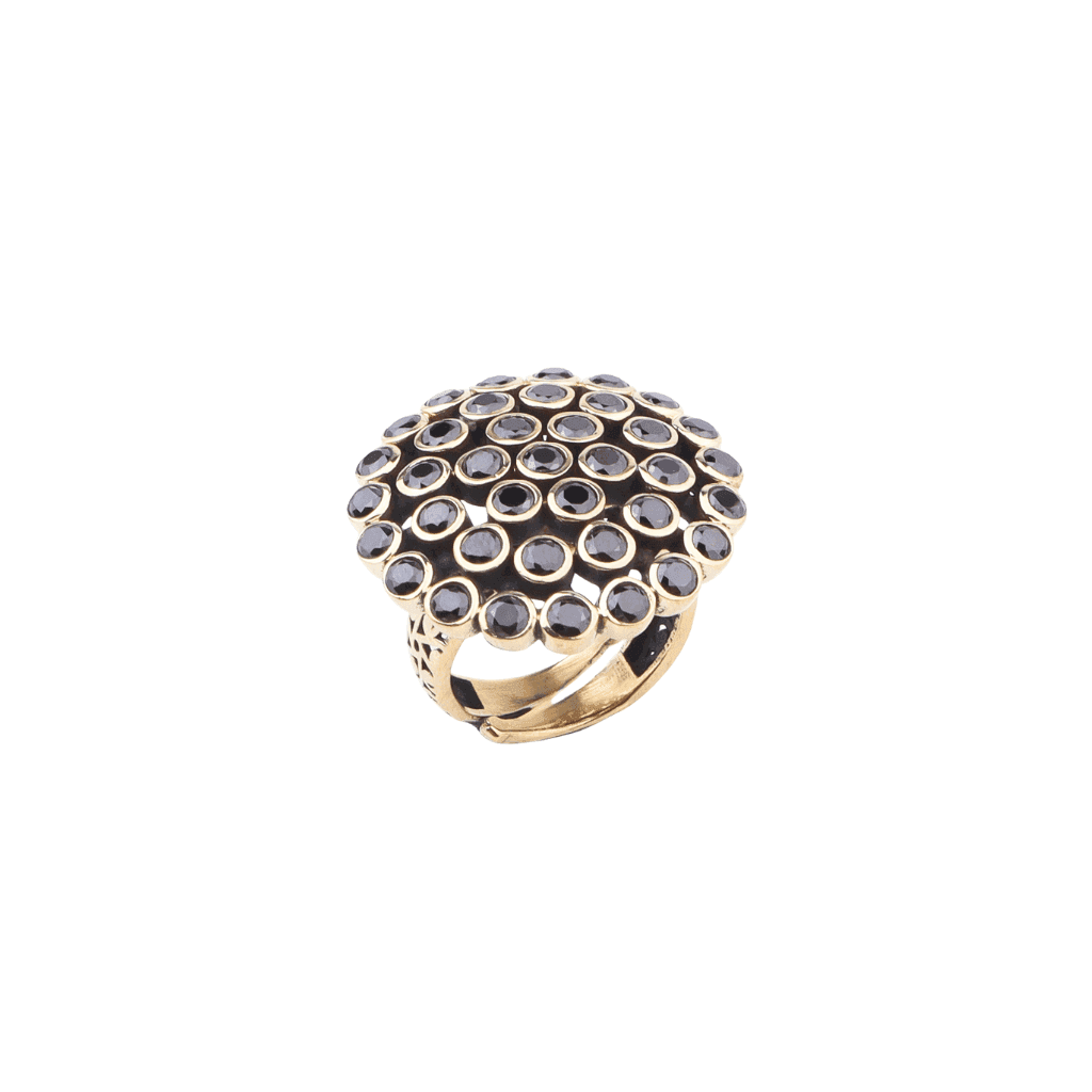 Brass Fashion Ring front view featuring a stylish design and premium brass finish