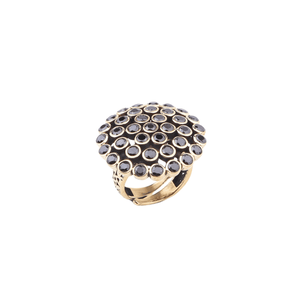 Brass Fashion Ring front view featuring a stylish design and premium brass finish