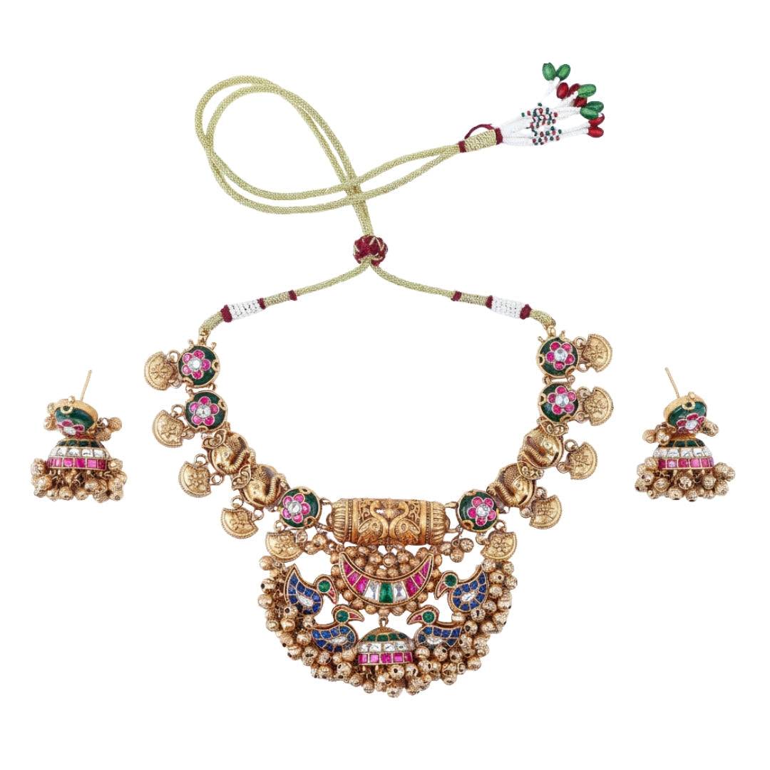 22K Gold-Plated Fashion Set front view featuring an elegant, coordinated design and premium 22K gold-plated finish