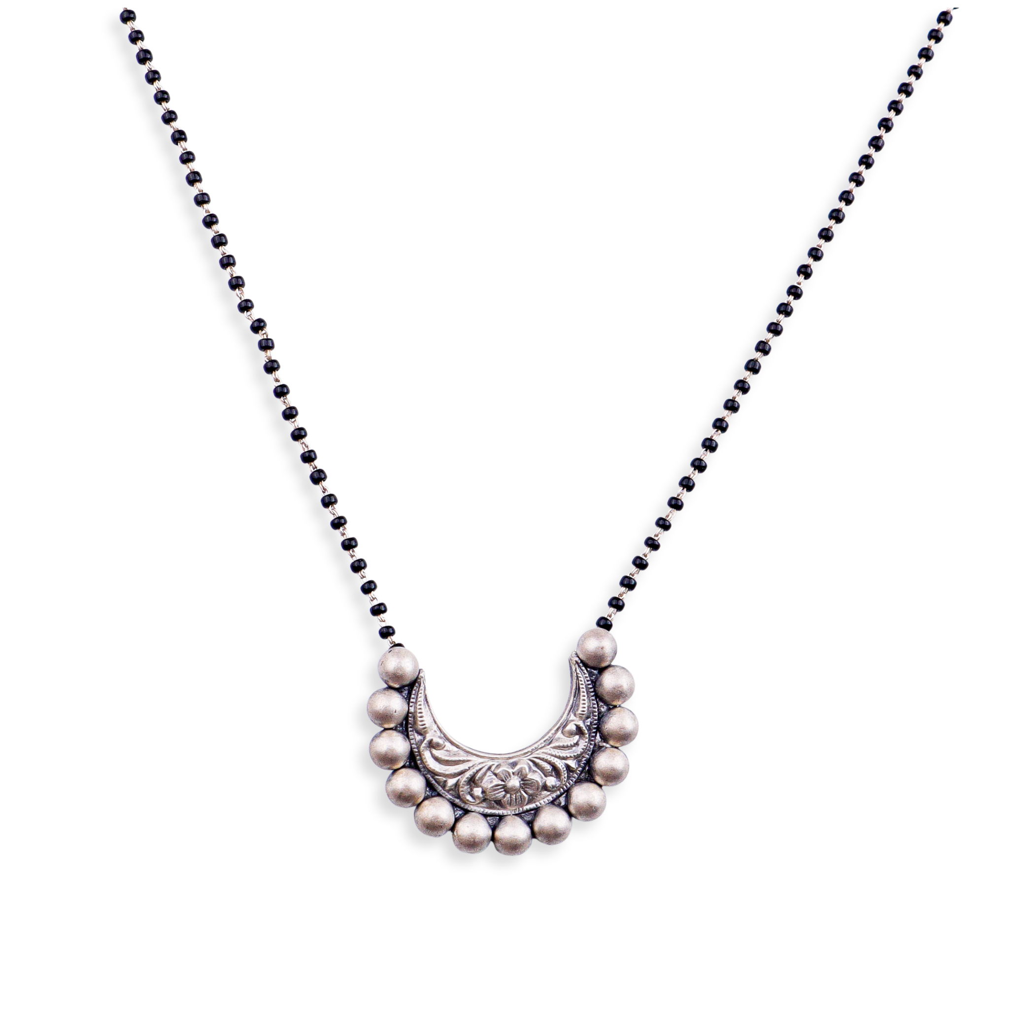 Silver Chandrakor Mangalsutra