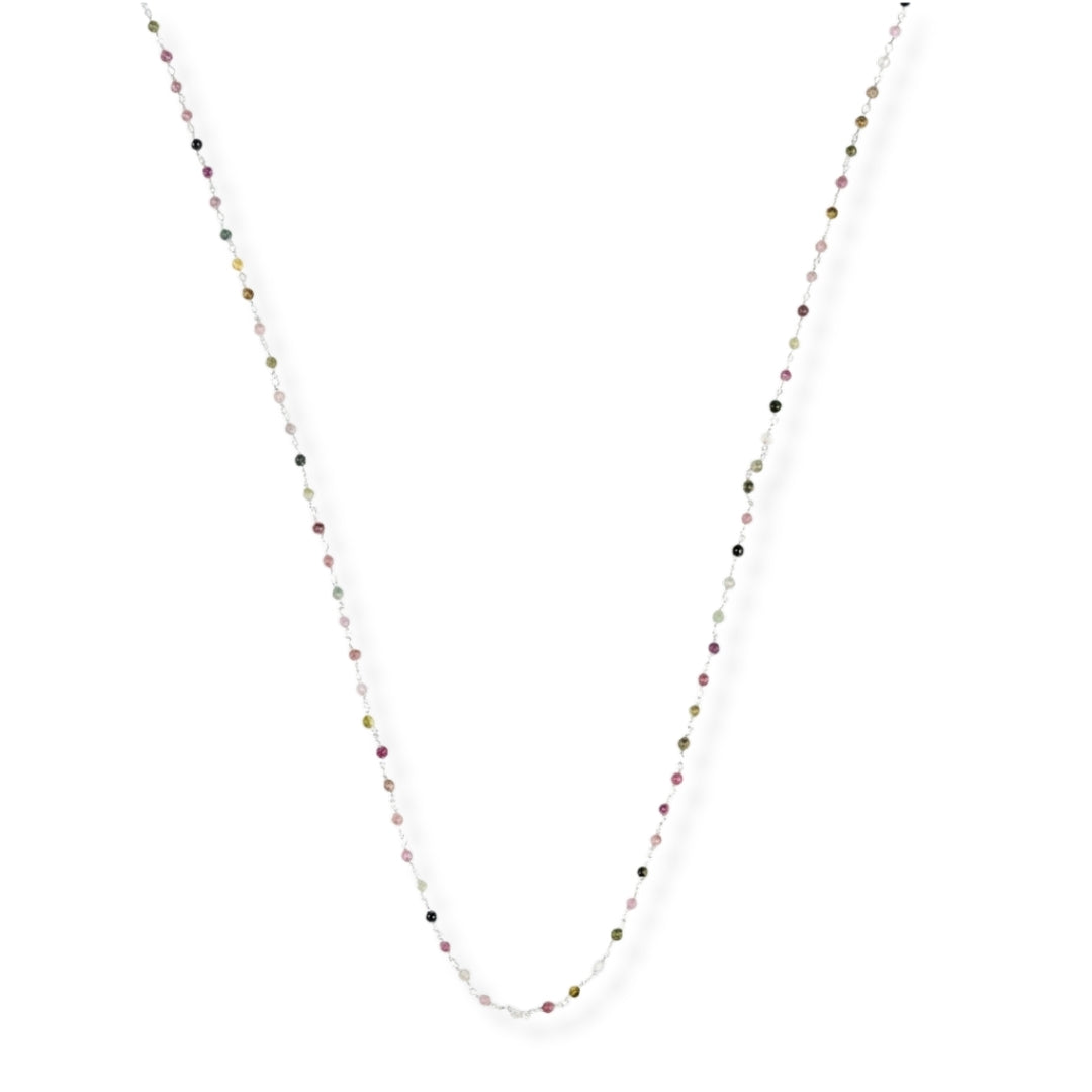 Tourmaline Ganthan Necklace – 26 Inches (Project Handmade)
