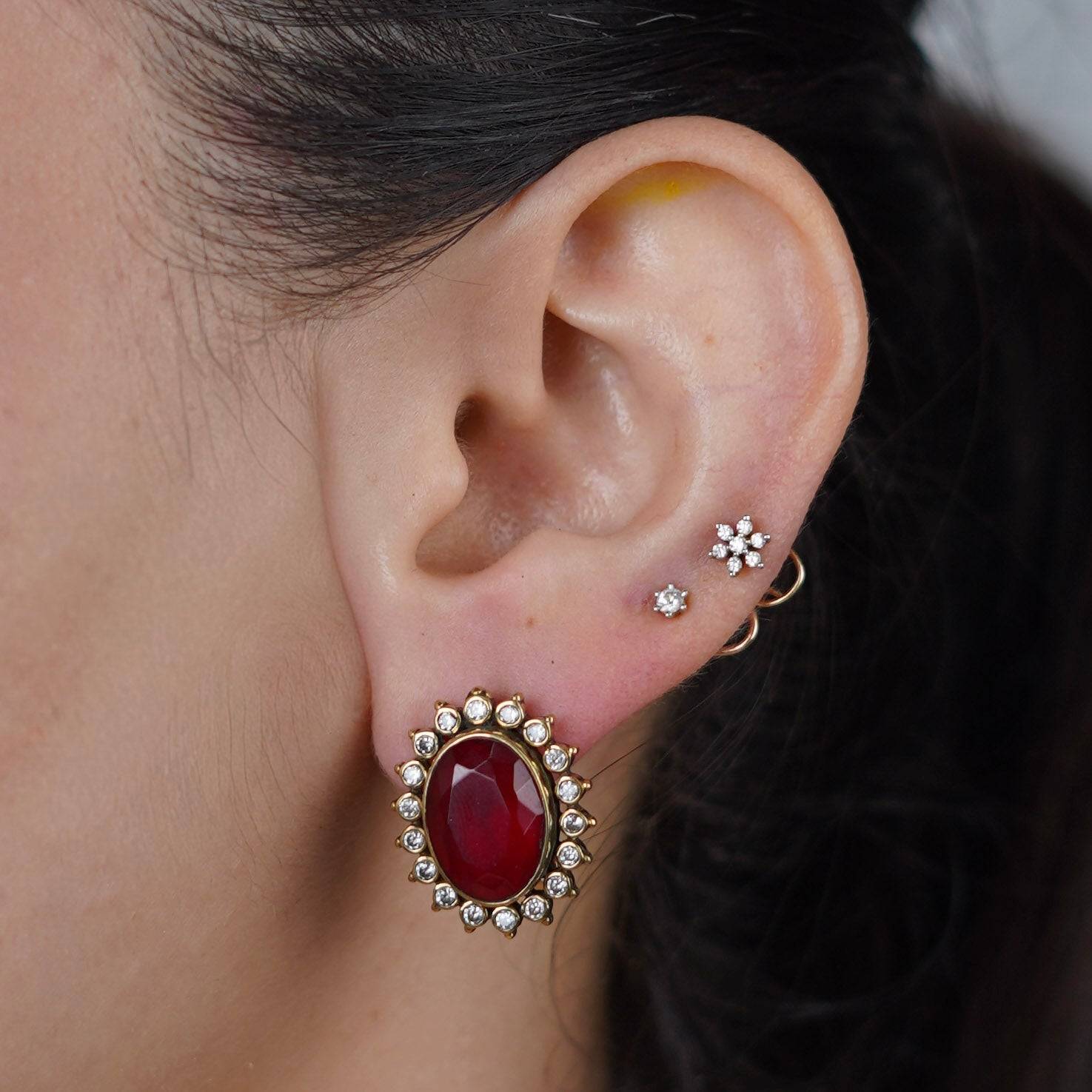 Brass Fashion Earrings