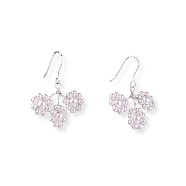 Pearl Cluster Earring