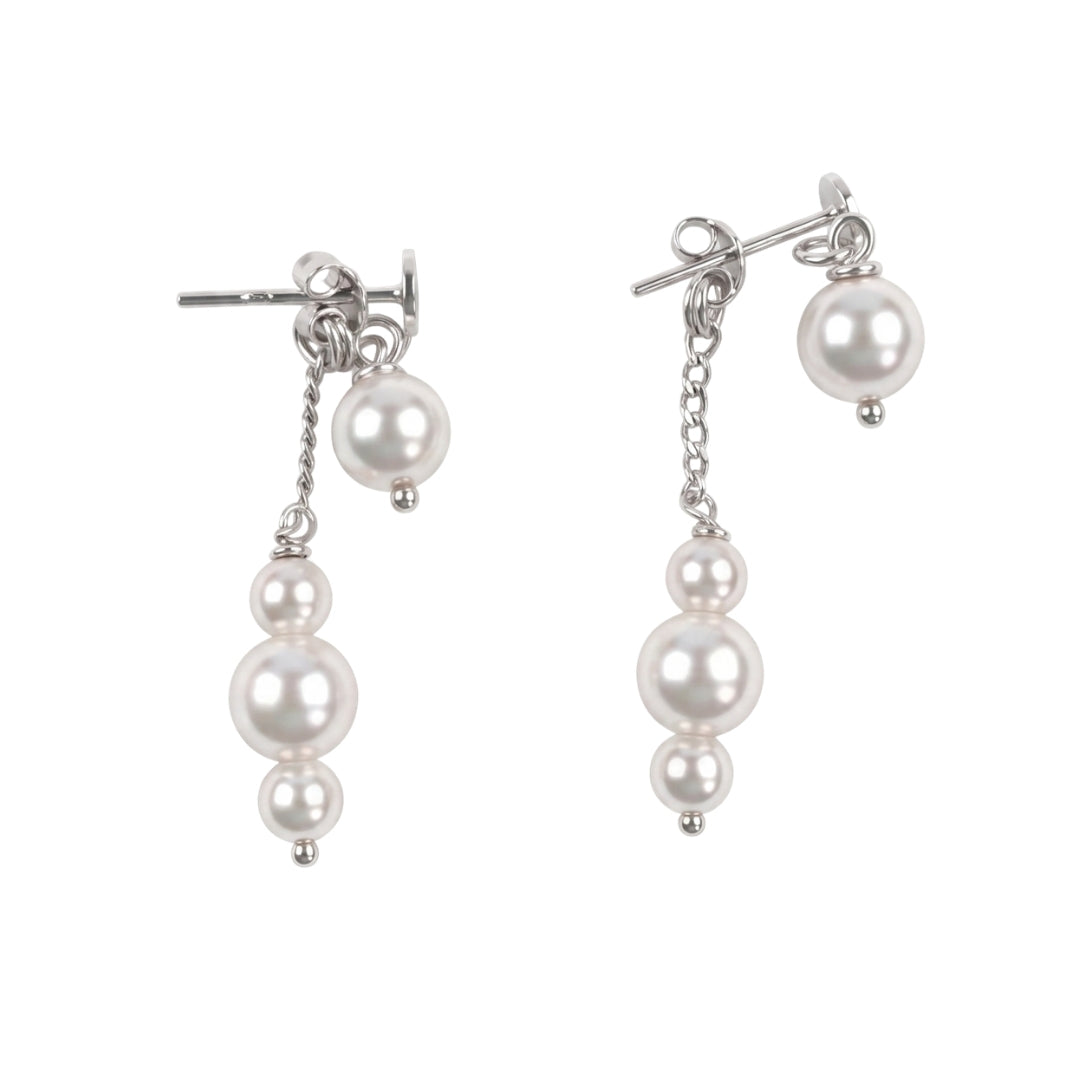 Pearl Drop Earrings (Project Handmade)