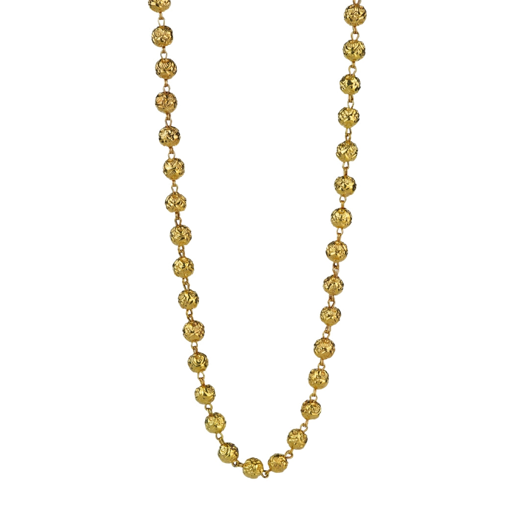 Silver Mohanmaal Necklace | 92.5 Silver | 22K Gold Plated