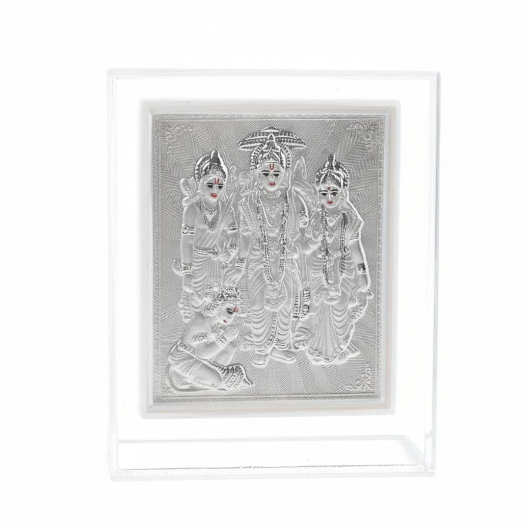 Silver Ram Lakshman Sita religious home decor