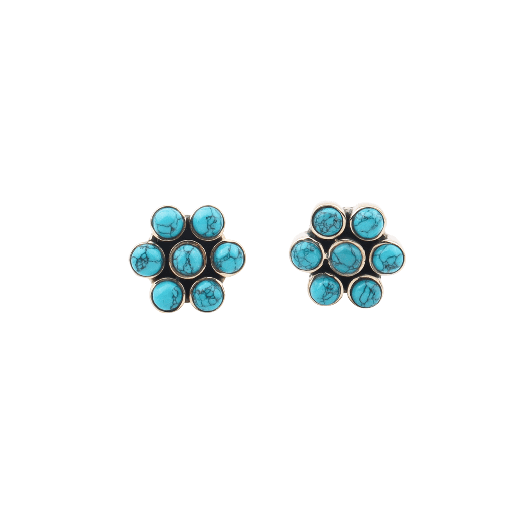 Brass Fashion Earrings front view showcasing an elegant contemporary design and polished finish