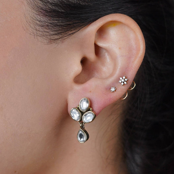 Brass Fashion Earrings