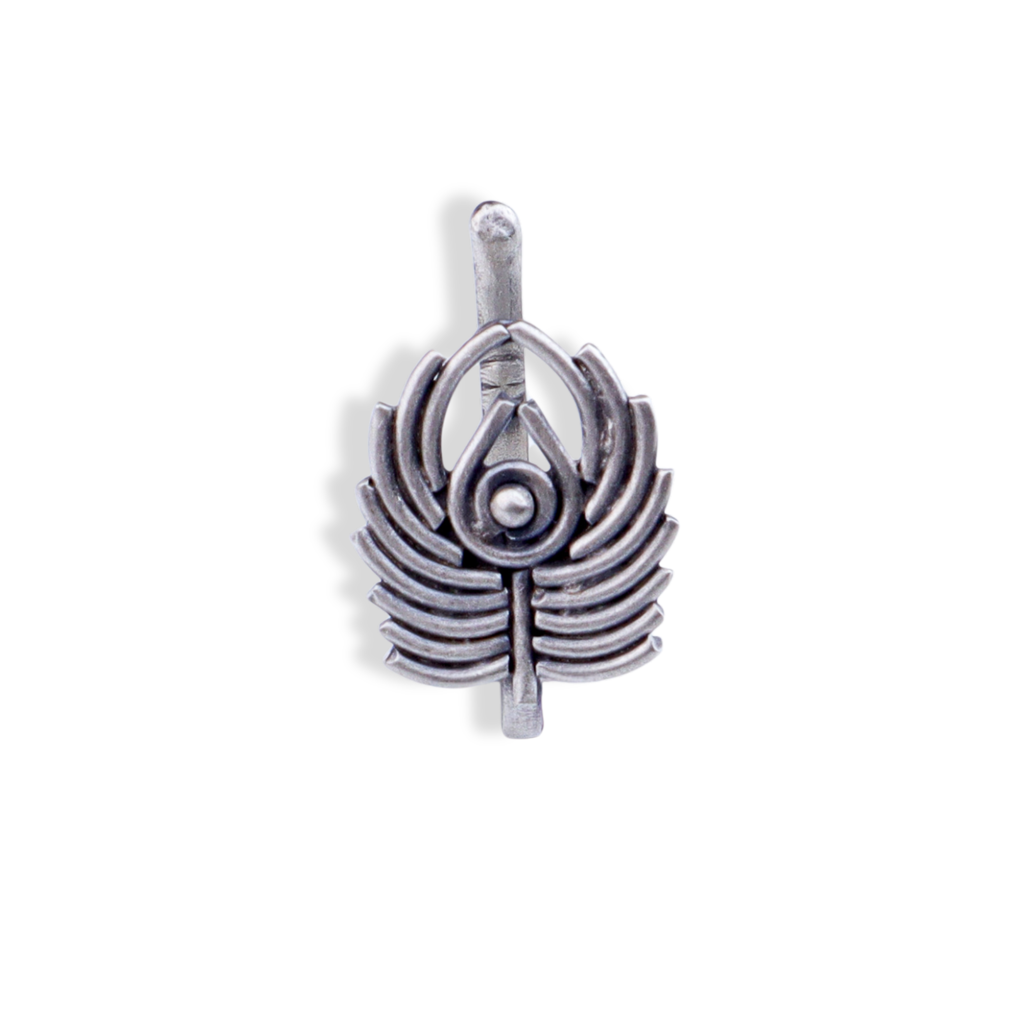 Peacock Feather Nose pin (Clip on)