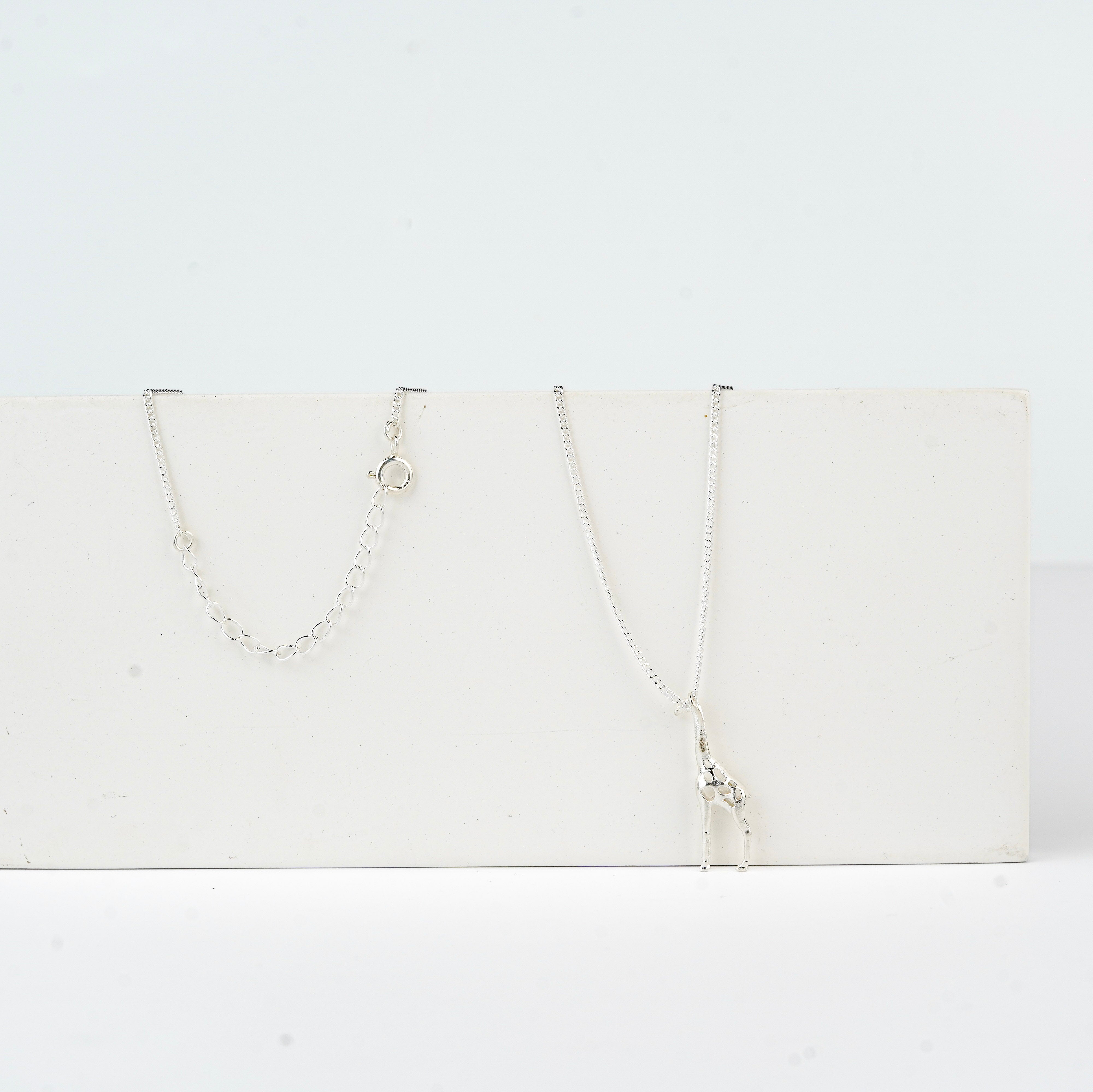 Giraffe Pendant in Silver Jewellary