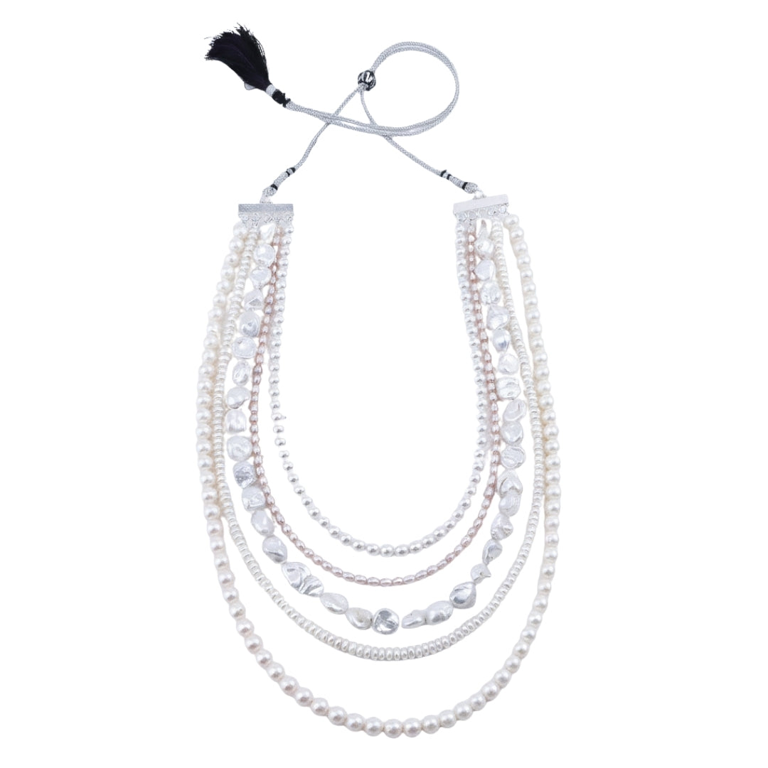 Luxe Necklace - Fresh Water, Boroque and Rice Pearls