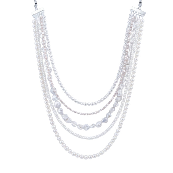 Luxe Necklace - Fresh Water, Boroque and Rice Pearls