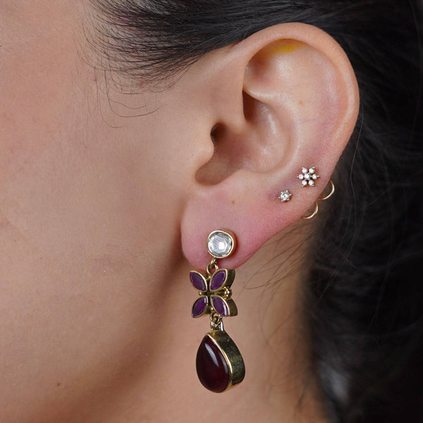 Brass Fashion Earrings
