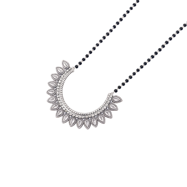 Filigree drop shape mangalsutra jewelry