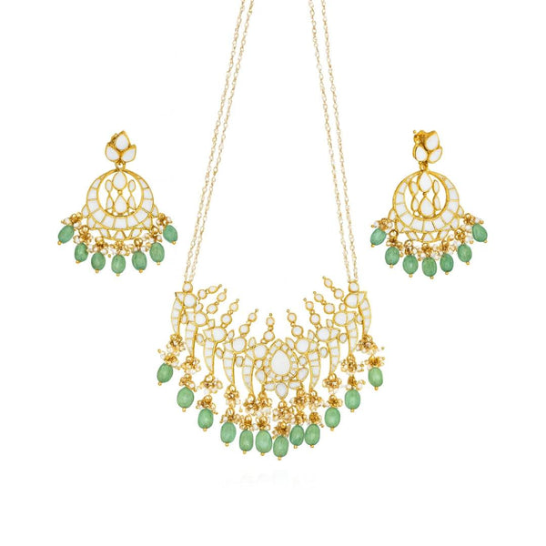 22K Gold-Plated Fashion Set front view featuring an elegant, coordinated design and premium 22K gold-plated finish