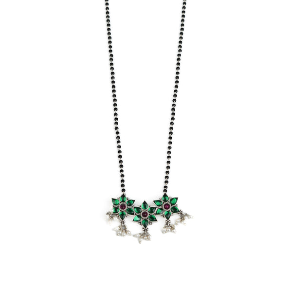 Bageecha Green Nakshatra Mangalsutra Set