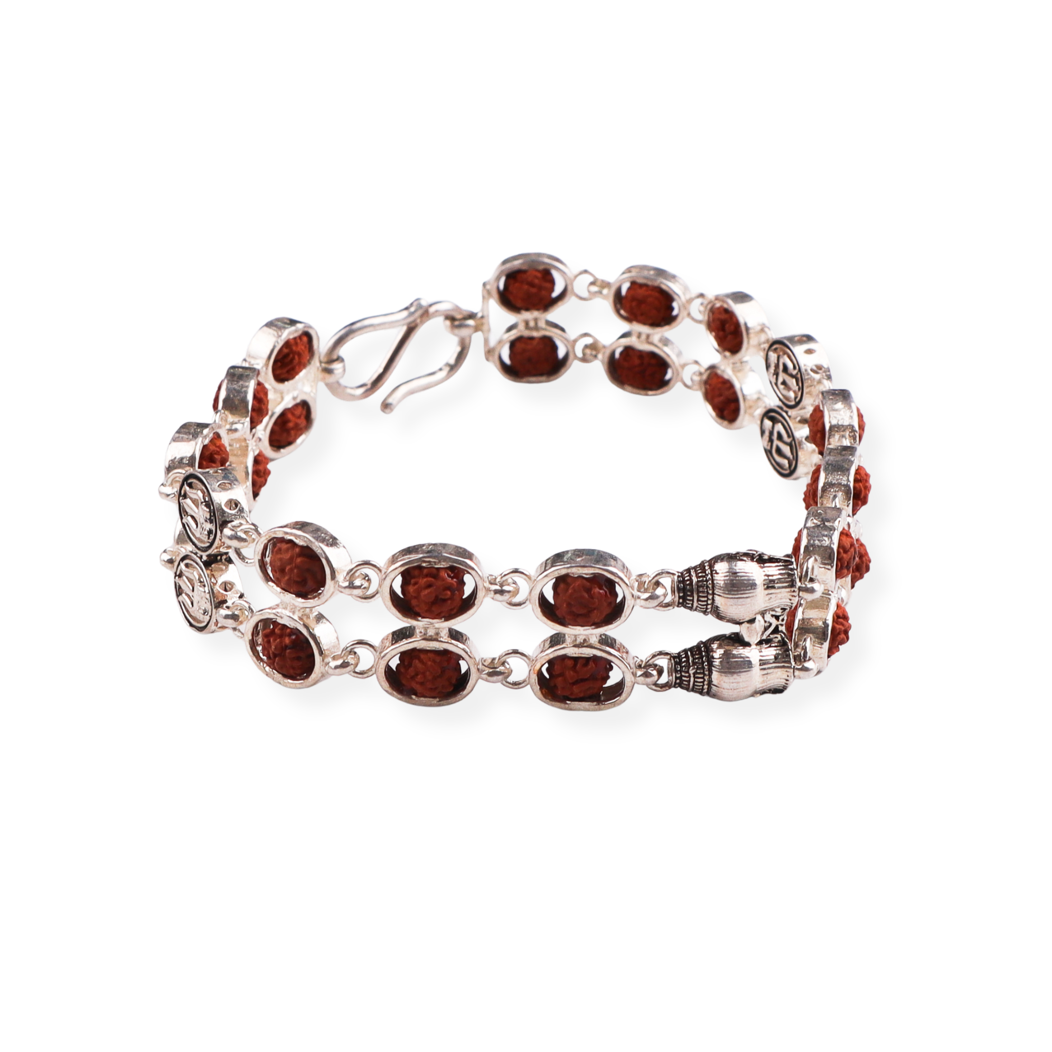Rudraksha Men's Bracelet | 92.5 Silver