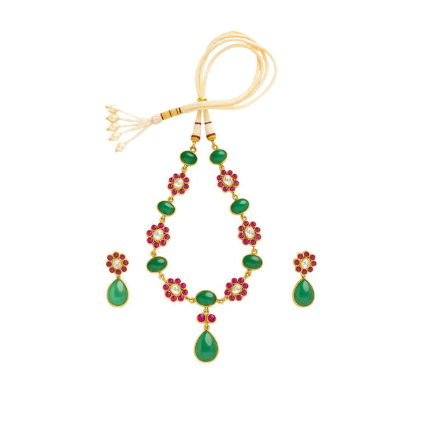22K Gold-Plated Fashion Set front view featuring an elegant, coordinated design and premium 22K gold-plated finish