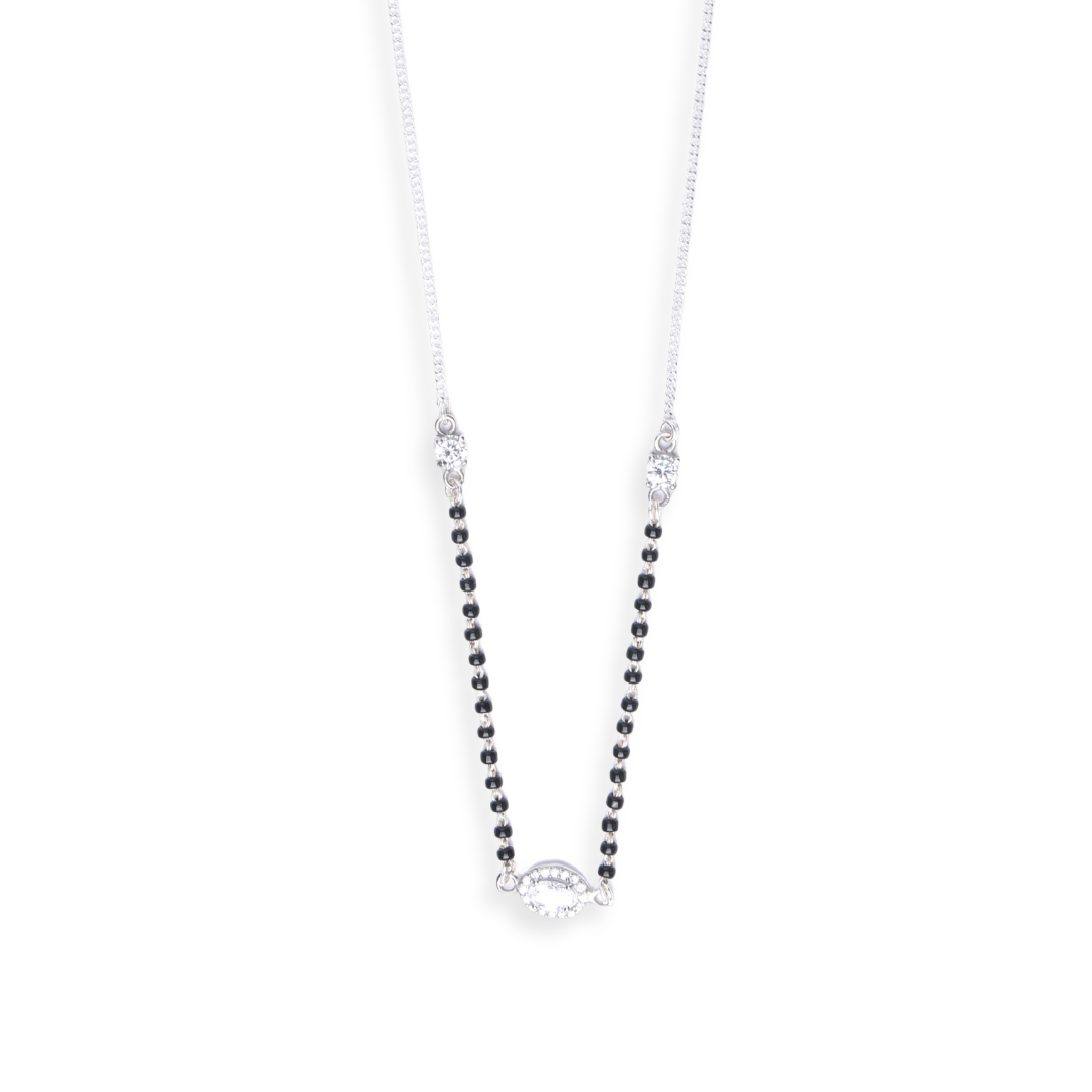 Oval Cluster CZ Mangalsutra